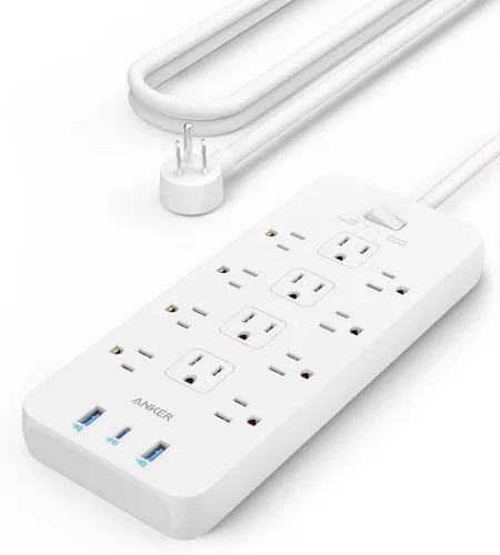 Vista 9 de Anker Regleta de alimentación con protector de sobretensiones 2100J Negro