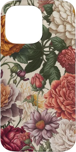 Vista 21 de Cute Flowers Vintage Botanical Floral Illustration Women Case for iPhone 17