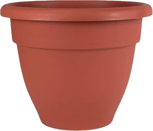 Vista 31 de The HC Companies, Caribbean - Maceta de plástico y ligera de 6 pulgadas para interiores y exteriores, maceta para hierbas y flores, color negro