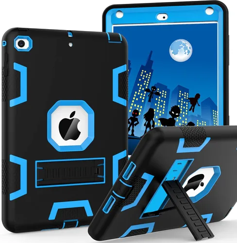 Vista 12 de CCMAO Funda para iPad mini 5 2019, iPad mini 4 2015, funda protectora híbrida resistente a prueba de golpes para iPad mini 5ª/4ª generación 7.9