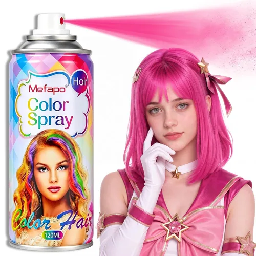 Vista 23 de Spray de color rojo para el cabello temporal para niños, mujeres y hombres