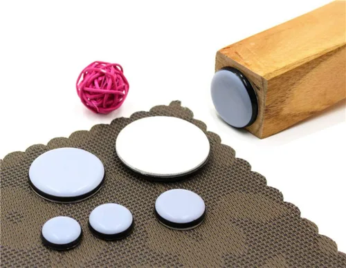 Vista 4 de ALIMITOPIA 20 piezas de muebles de teflón adhesivo para muebles de cocina, parachoques deslizante, almohadilla autoadhesiva para suelo de baldosas