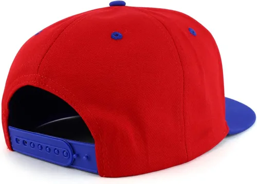 Vista 3 de Trendy Apparel Shop Gorra Snapback con visera plana bordada en 3D PR con bandera de Puerto Rico