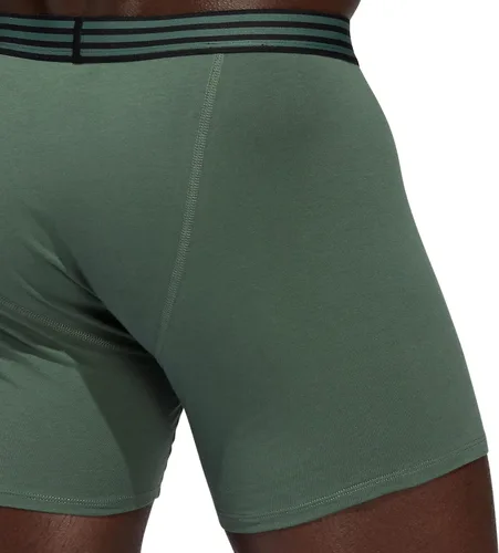 Vista 9 de adidas Men's Core Stretch Cotton Boxer Brief Underwear 4-Pack