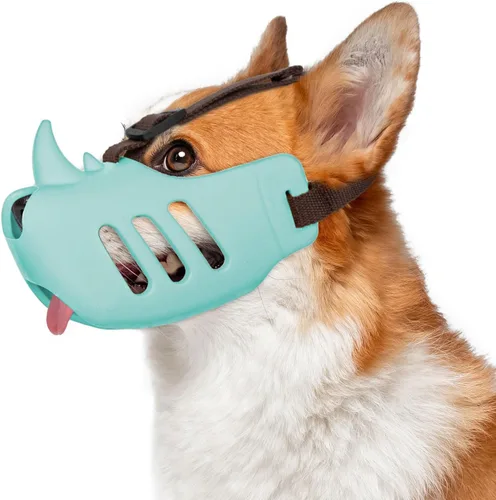 Vista 9 de Boca con Forma de Pato Anti Mordidas de Nacoco, Coberturas de Boca para Perro, Equipo de Máscaras para Hocico de Mascotas, Material de Silicona