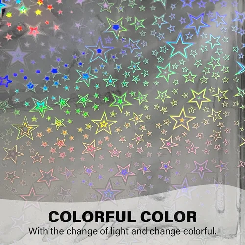 Vista 2 de Sundee Paquete de 3 manteles de plástico láser, papel de aluminio holográfico rectangular, decoración de fiesta de arco iris, 54 x 108 pulgadas