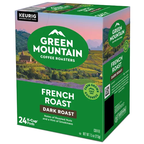Vista 18 de Green Mountain Coffee Roasters Cápsulas de café Keurig K-Cup individuales de tostado francés, café tostado fuerte, 96