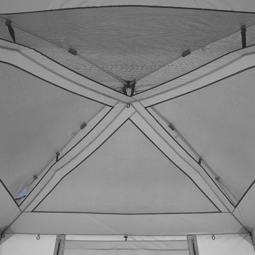 Vista 6 de E-Z UP Camping Cube Sport, convierte el toldo de patas en ángulo de 10 pies en tienda de campaña