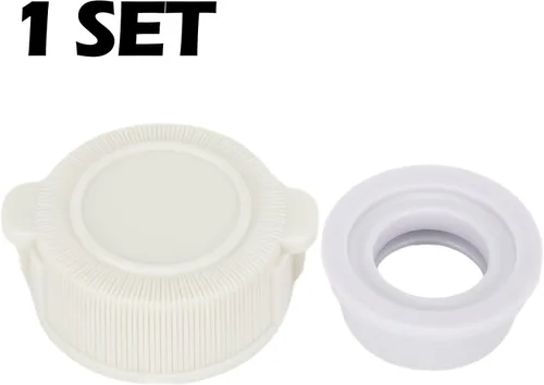 Vista 8 de Pool Drain Cap Replacement Part 10043 10044 White(3 Sets)