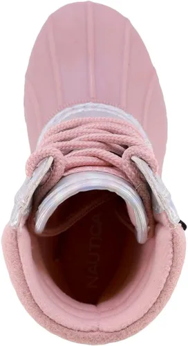 Vista 4 de Nautica Botas de invierno impermeables para niños, botas de pato para niños, niñas y niños, niños (niños grandesniños pequeños)
