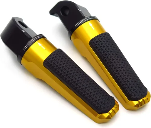 Vista 11 de Estriberas ajustables CNC Reposapiés Compatible con YZF TMAX XMAX N-MAX FZ1/FZ6 XJR1300/1200 MT03/MT07/MT09/MT10 [P/N: GZSP-SP-011-Y2]