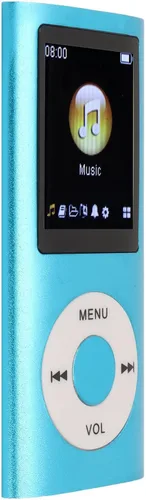 Vista 5 de Reproductor de música digital Reproductor MP4 Reproductor de MP3 ultrafino compatible con la mayoría de formatos de sonido, compatible con tarjeta