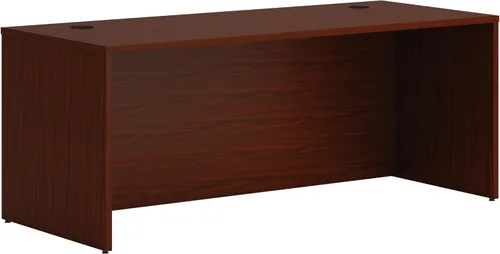 Vista 23 de HON MOD - Escritorio ejecutivo grande de 48 pulgadas para computadora, laminado de madera gruesa, mesa moderna con gestión de cables, 48 pulgadas