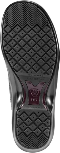 Vista 5 de Ariat Expert Safety Clog SD Composite Toe Shoe - Zuecos de trabajo de cuero negro para mujer