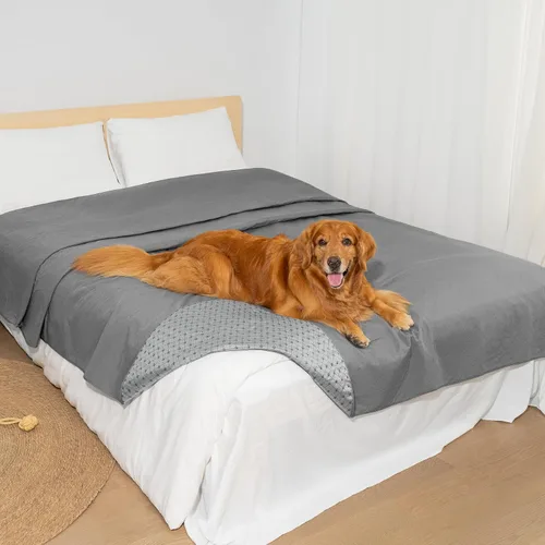 Vista 8 de Funda impermeable para sofá para mascotas, manta antideslizante para cachorro, gato, lavable, protector de sofá a prueba de fugas para sofá