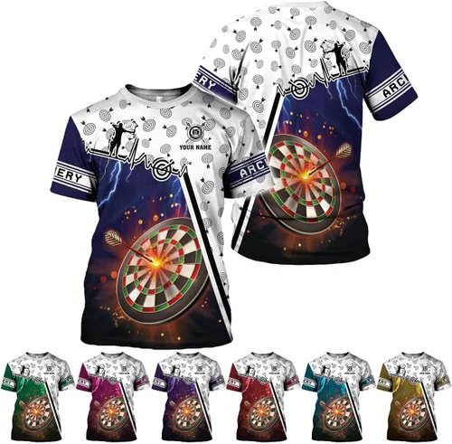 Vista 3 de Camisas de tiro con arco personalizadas para hombre, camisetas con nombre personalizado y nombre del equipo, camisas polo S-5XL Tiro con arco 10