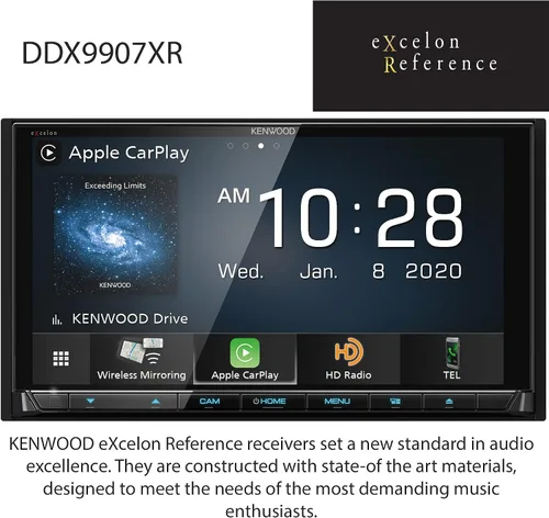 Vista 2 de Kenwood DDX9907XR Receptor de CD/DVD de 6.8" con Apple CarPlay y Android Auto