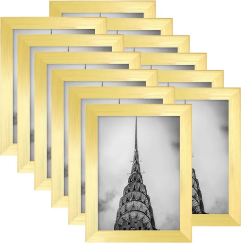 Vista 17 de Marcos para fotos de 4 x 6 pulgadas negros, juego de 12 para decoración de pared, galería, collage, marcos para fotos o exhibición en mesa