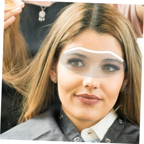 Vista 5 de Beavorty 30 protectores de ojos transparentes para peluqueros para peluquería, cubiertas faciales ligeras para uso en salones de belleza