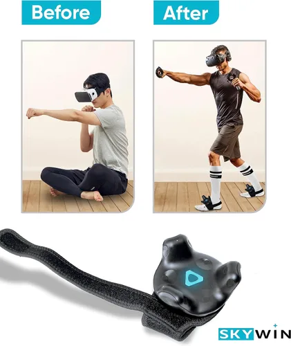 Vista 6 de Skywin Vive Tracker Straps for HTC Vive, 3.0, 2.0, and Ultimate Trackers, 2 Pack Feet Strap, Secure and Comfortable Full Body Tracking