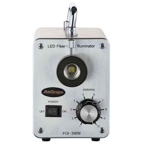 Vista 3 de Iluminador ligero del microscopio del cuello de cisne de la fibra óptica de 30W LED
