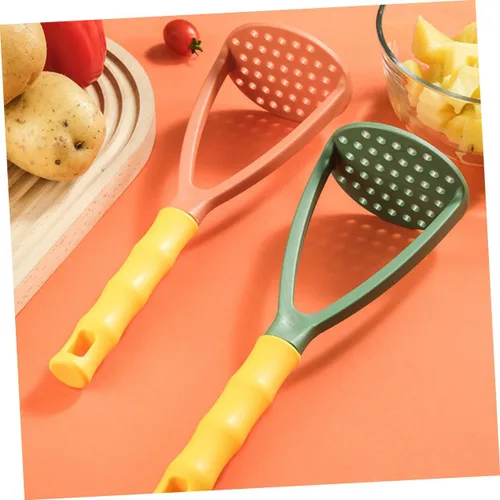 Vista 3 de Juego de 2 trituradoras de patatas manuales para alimentos, verduras, frutas, purés