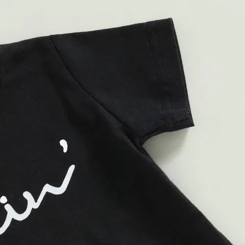 Vista 53 de fhutpw Conjunto de camiseta de manga corta con estampado de vaca y pantalones acampanados de dibujos animados para niñas