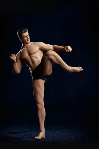 Vista 6 de Fremego Figura de Acción Masculina a Escala 1/12, Cuerpo de Muñeca de Figura de Acción Masculina Súper Flexible sin Costuras de 6 Pulgadas Colección