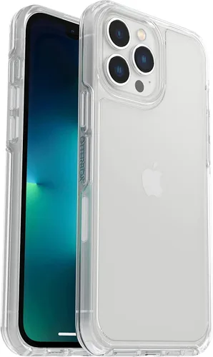 Vista 6 de OtterBox Symmetry Series - Funda para iPhone 13 Pro Max y iPhone 12 Pro Max, negro
