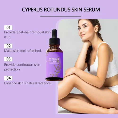Vista 3 de LOYOTICE 3 piezas de suero de piel Cyperus Rotundus, aceite de Cyperus Rotundus para depilación, aceite corporal hidratante orgánico natural