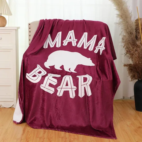Vista 6 de Ganeen Regalos de cumpleaños para mamá, manta con estampado de guepardo, franela suave y acogedora para mamá de hija, hijo, marido, 60 x 50 pulgadas