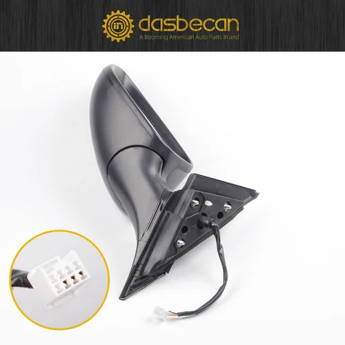 Vista 5 de Dasbecan Espejo para puerta lateral izquierda del conductor compatible con Honda Accord LX Sport 1.5T 2018-2025 Power No calentado Pintura
