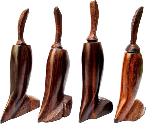 Vista 3 de Molino de pimienta de madera, trituradora de pimienta. Chili Ironwood hecho a mano, molinillo de especias Chiltepin, trituradora de mano.