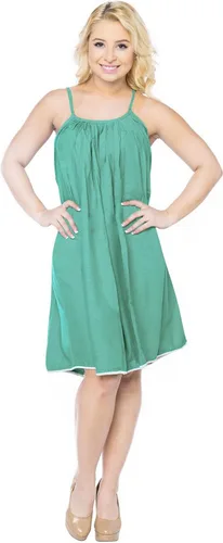 Vista 4 de LA LEELA Vacay - Vestido de playa para mujer, con tirantes delgados, ropa de dormir