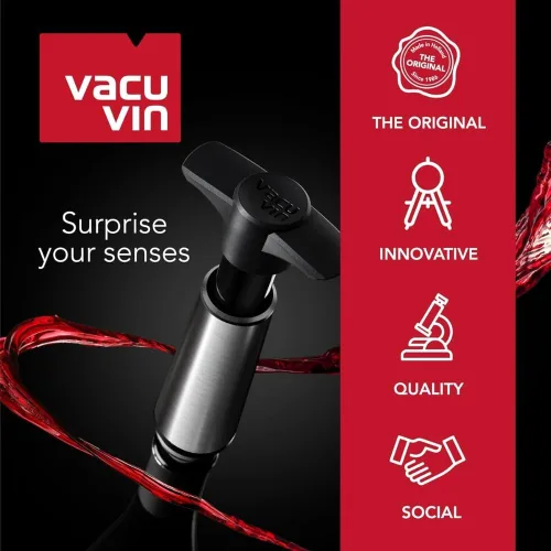 Vista 14 de Vacu Vin Rapid Ice – Enfriador de vino elegante – Negro, negro, Negro