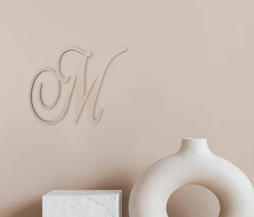 Vista 5 de Jess and Jessica Letras de madera para decoración de pared, letras de madera para decorar la pared, letras de madera cursivas, letras de madera