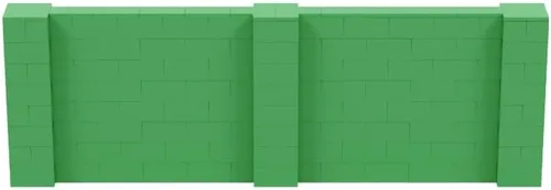 Vista 126 de EverBlock Kit de pared de 5 x 4 pies Bloques de construcción modulares Sistema de pared para edificios, pantallas y estructuras Divisor