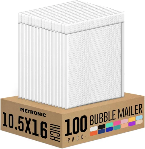 Vista 38 de Metronic Sobres de burbujas de 6 x 10 pulgadas, paquete de 100 sobres Azul