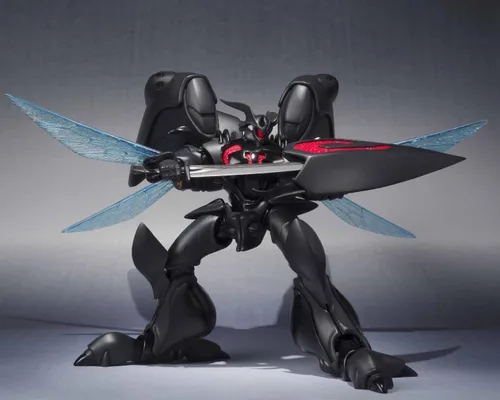 Vista 3 de Bandai Tamashii Nations Robot Spirits Zwarth Aura Battler Dunbine Figura de acción