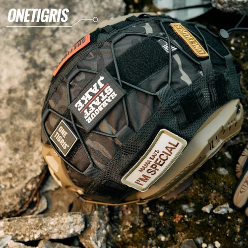 Vista 4 de OneTigris Funda para Casco, Funda de Tela Táctica para Casco Rápido en Talla L o M/L, XL o L/XL, Casco de Protección en Talla XL o L/XL - ZKB12 Sin