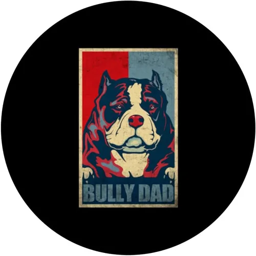 Vista 3 de Dog Bully Dad - PopSockets PopSockets PopGrip intercambiables