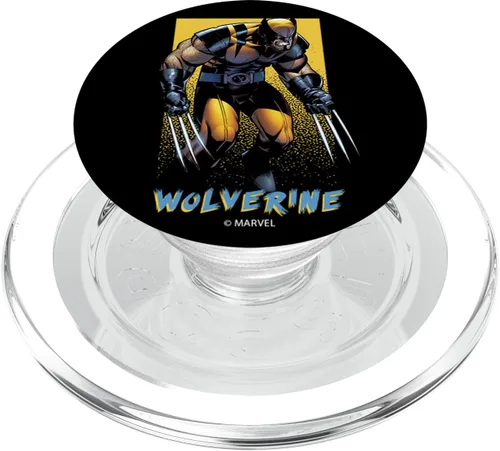 Vista 7 de Marvel X-Men Wolverine Classic Color Pop - PopSockets Grip and Stand for Phones and Tablets