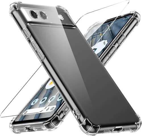 Vista 12 de Funda para teléfono Google Pixel 3, con 1 protector de pantalla, TPU a prueba de golpes de silicona a prueba de golpes para Google Pixel 3
