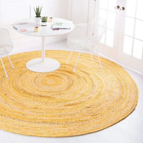 Vista 45 de Unique Loom Colección Trenzada Chindi - Alfombra de área (1 pie 2 pulgadas x 6 pies 1 pulgada, pasillo, multi/azul)