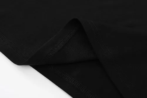 Vista 6 de OThread & Co. Camiseta de manga corta para mujer, cómoda con cuello en V, capa elástica básica