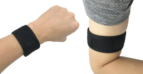 Vista 4 de Wanty Pulsera ajustable de material OK con bolsa de malla y cierre de cinta para Fitbit ONE/Fitbit Flex 2 Fitbit ALTA/Alta HR/Activity