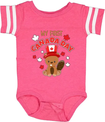 Vista 8 de inktastic My First Canada Day Baby Bodysuit