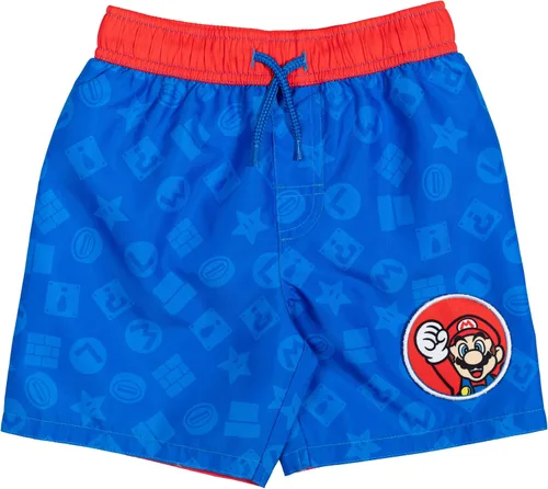 Vista 5 de Super Mario Luigi Mario Yoshi Raglan Swim Rash Guard - Conjunto de troncos de natación
