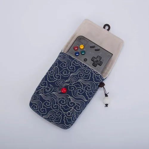 Vista 4 de TIKIA Miyoo Mini Plus - Funda de transporte para consola de juegos retro con protector de pantalla, bolsa de almacenamiento protectora para consola