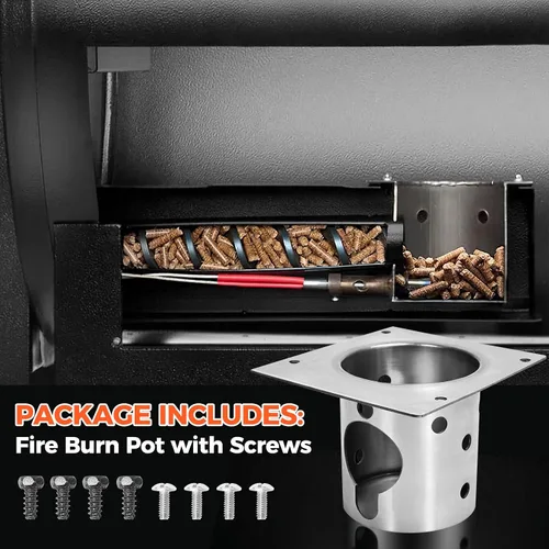 Vista 5 de QuliMetal Piezas de repuesto para ollas de combustión para parrillas Pit Boss Pro 1150/1600, Pit Boss PB1150PS2, PB1150PS3, PB1600PS1, accesorios